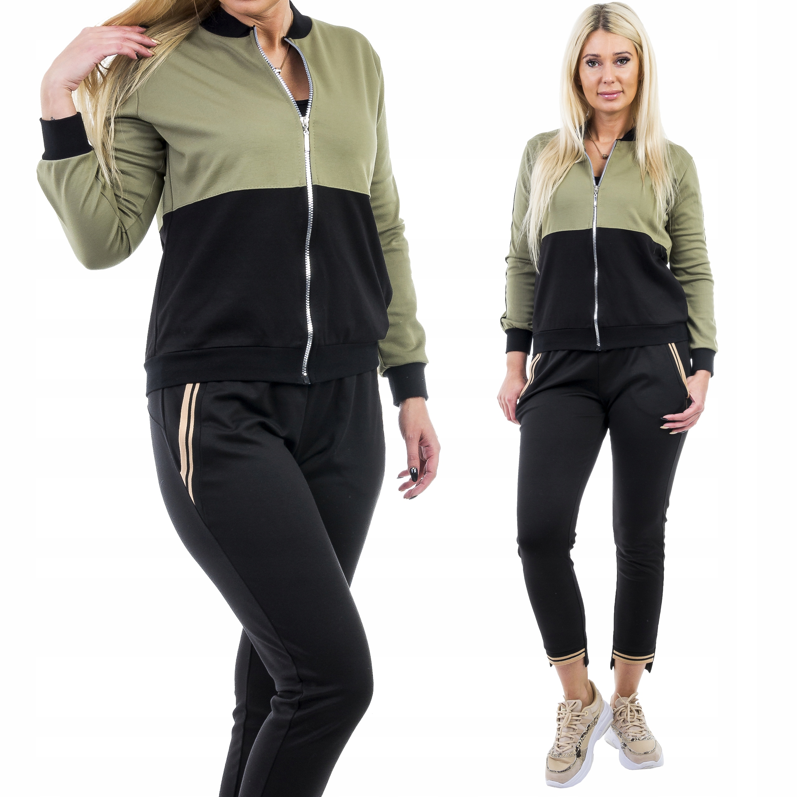 

Z320 Komplet Dres Zielono-czarny 52