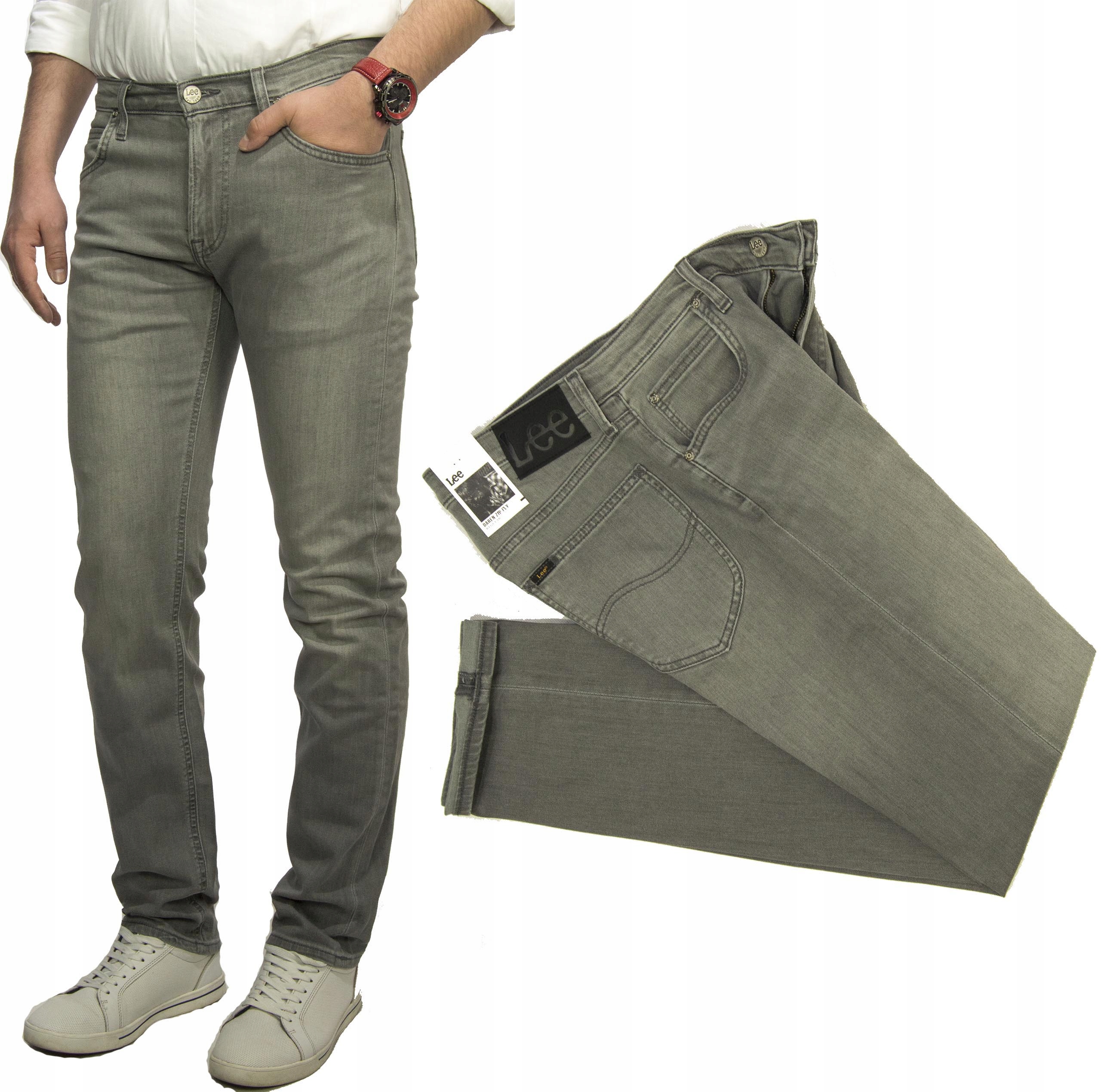 

Lee Daren Crosby Grey męskie spodnie jeans W38 L32