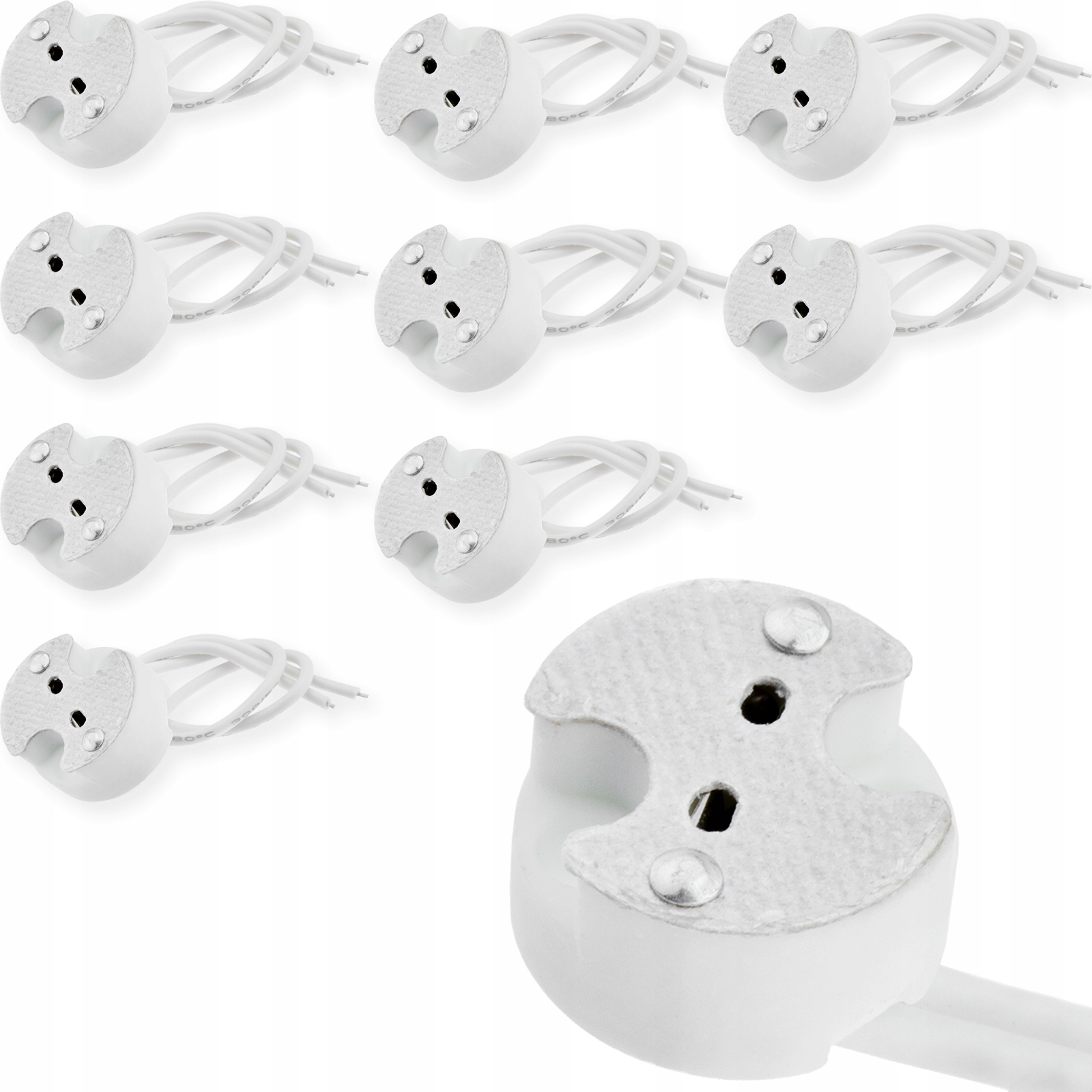 

10x Oprawa Ceramiczna Gniazdo Przyłączeniowe MR16