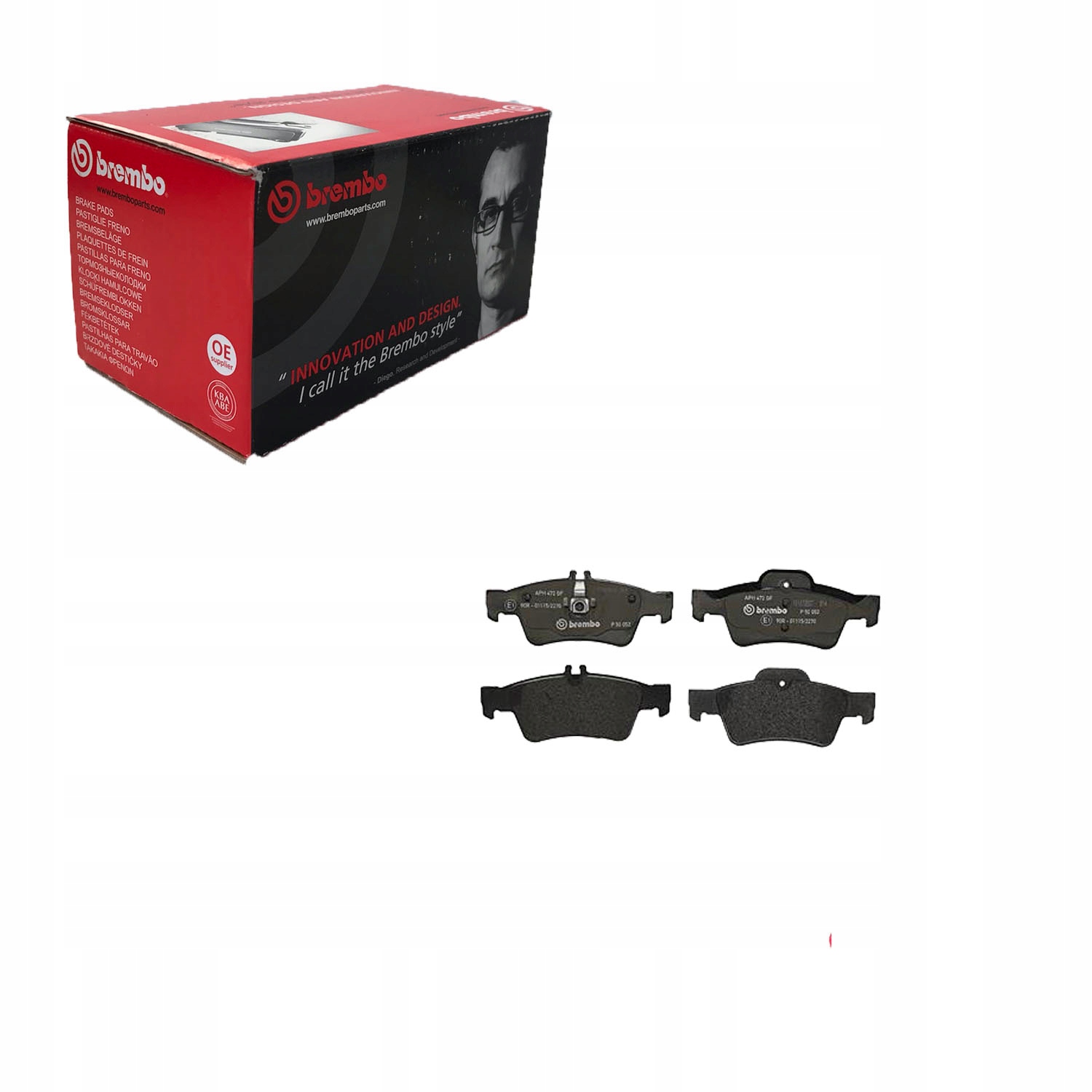 50 052 - Тормозные колодки BREMBO P50052