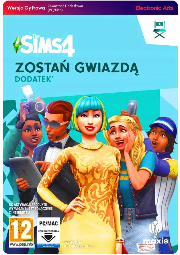 The Sims 4 Zostań Gwiazdą (PC) | PL | Klucz Cyfrowy EA APP |