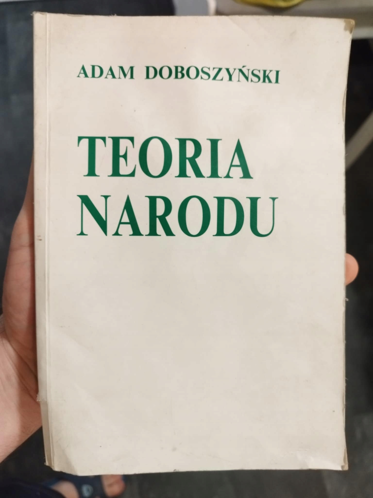 Adam Doboszyński Teoria Narodu 1993