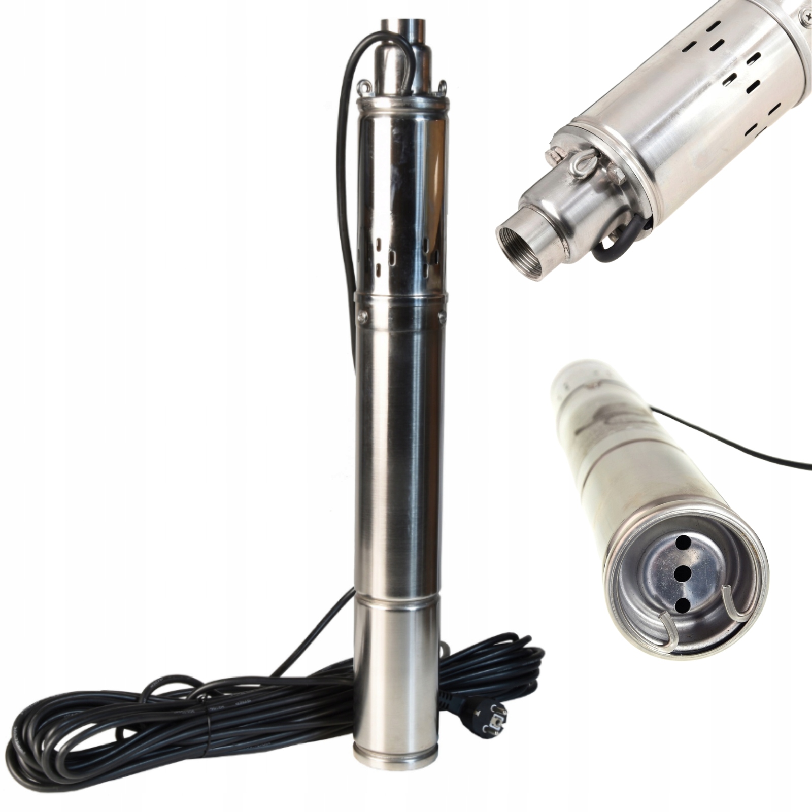 Pompa Głębinowa 3" Deep 1800 l/h Do Studni Wody Podlewania Wydajna Śrubowa