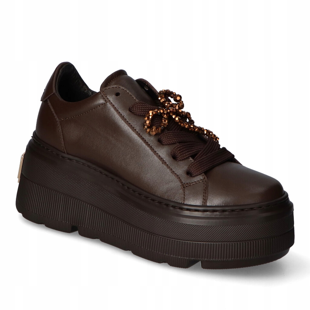 Tenisky Chebello 4658-080 Čokoládové lico 36