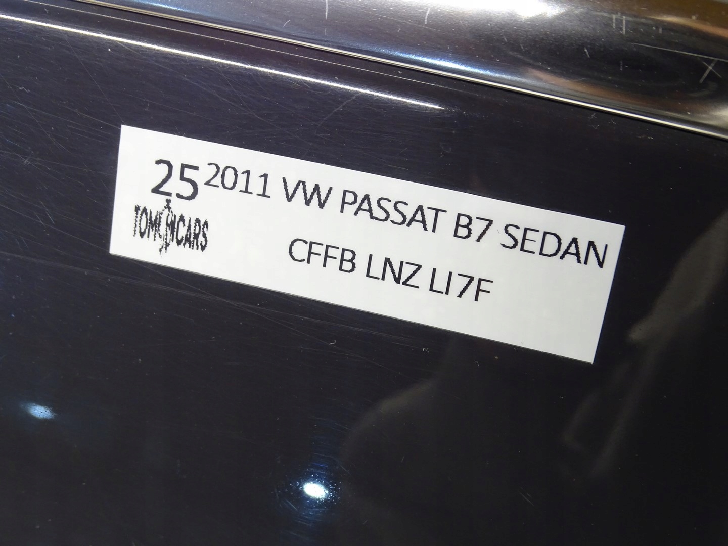 Tür rechts rechts heck VW PASSAT B7 3A Sedan LI7F