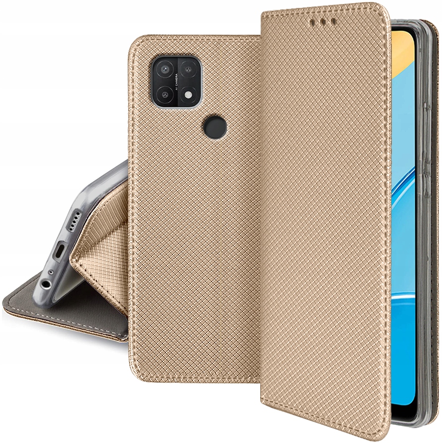 

Etui do Oppo A15 A15S Magnet Smart Case Szkło