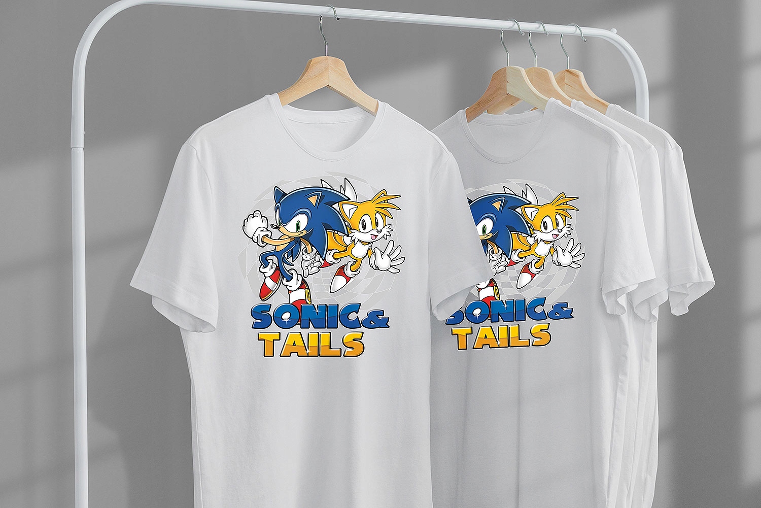 ZESTAW 3W1 KOSZULKA DLA DZIECI TATUAŻE NAKLEJKI SONIC 104 JAKOŚĆ Kolor dominujący biały