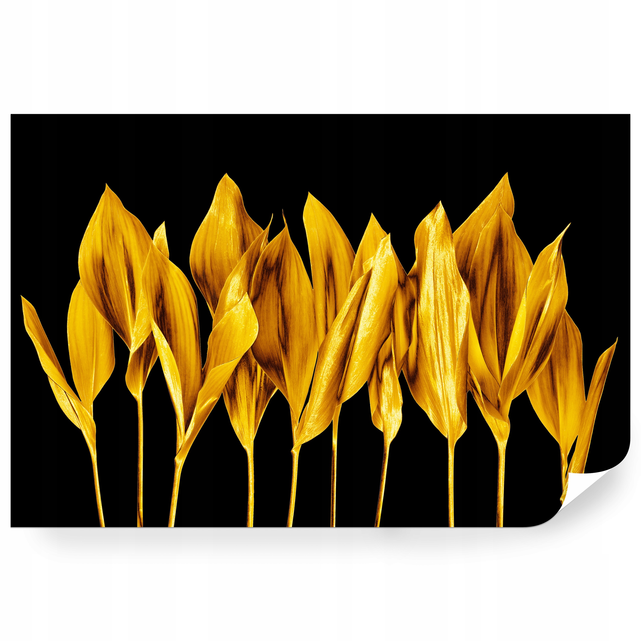 Fototapeta samolepicí Podzimní Zlaté Listy Do Obývacího Pokoje 450 x 300 cm