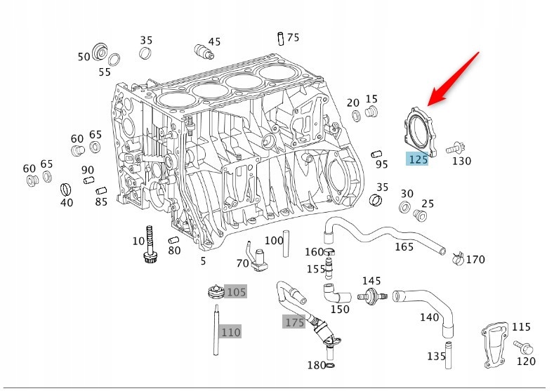 Těsnění Hřídele Mercedes A2710140004