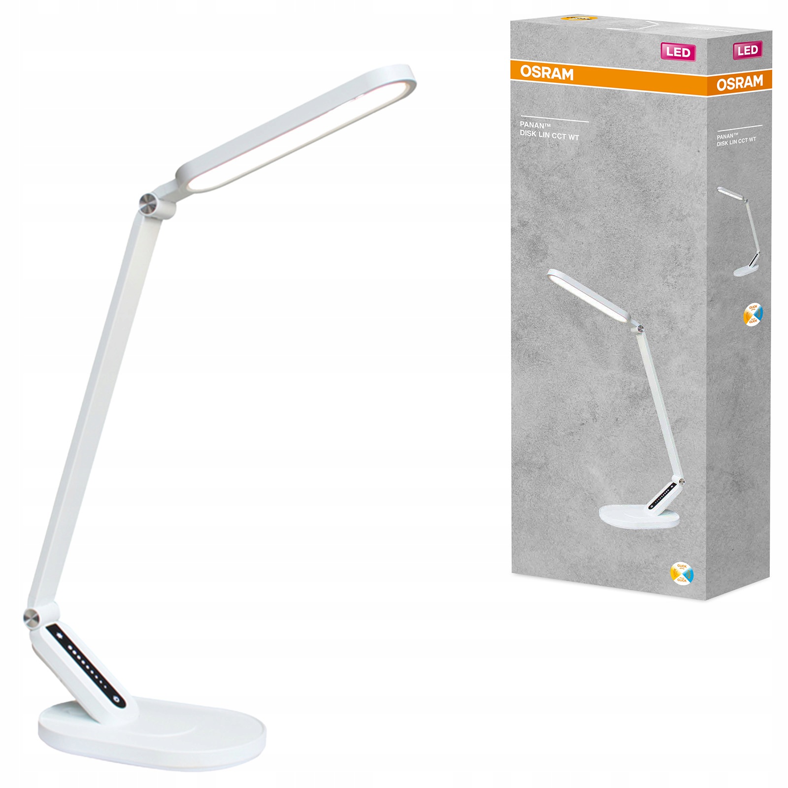 Školská stolná lampa Kreślarska Stolová Dekoratívna 10W 750lm Osram