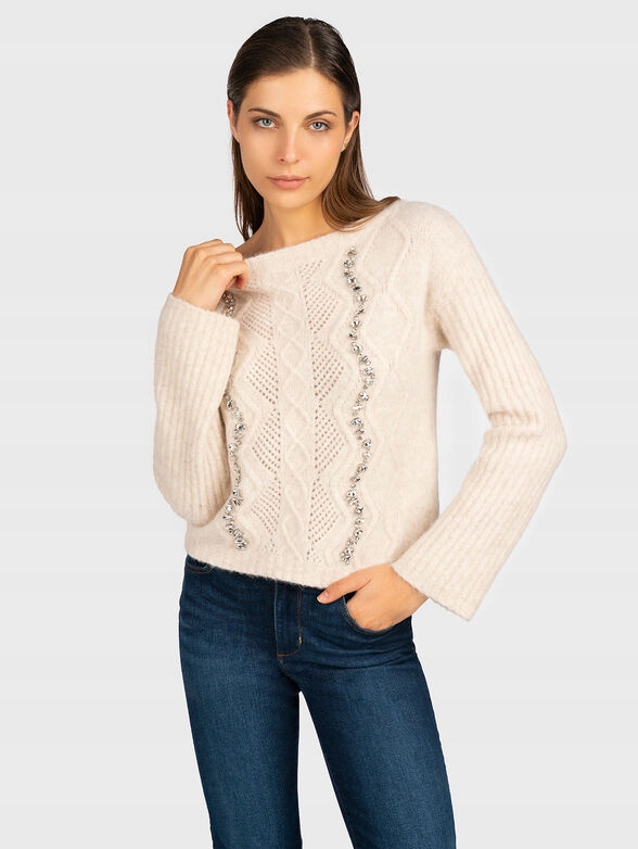 Béžový Svetr Liu Jo Zirkony (L)