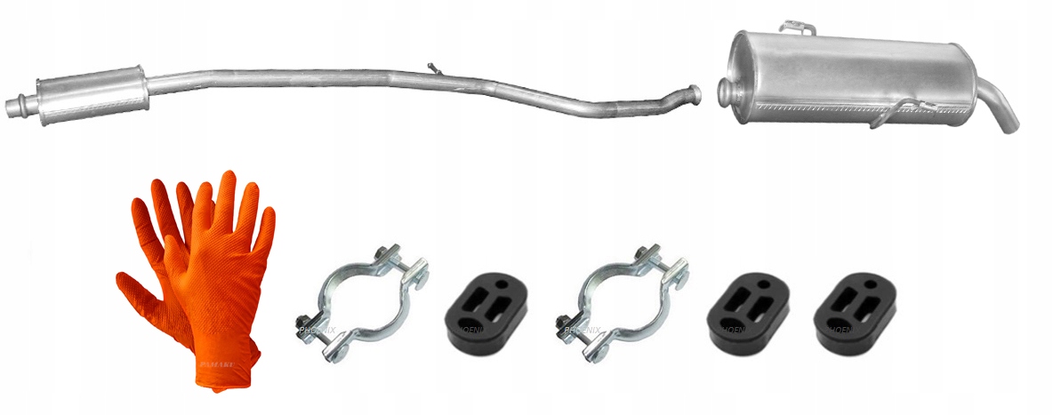 Peugeot 206 1.6 (2000-2005) Coupe Cabrio Tlumič Koncový