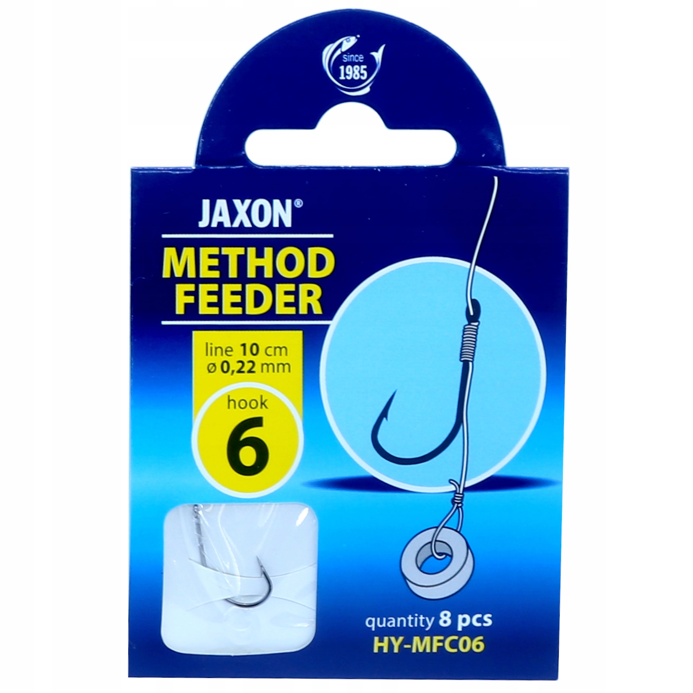 

Haczyki Method Feeder 8szt. Jaxon przypon Gumka 6