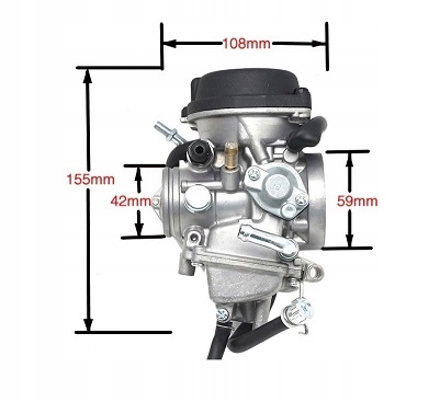 GAŹNIK PD36J KAWASAKI KFX400 KLF400 KSF400 KVF400 Producent Power Force