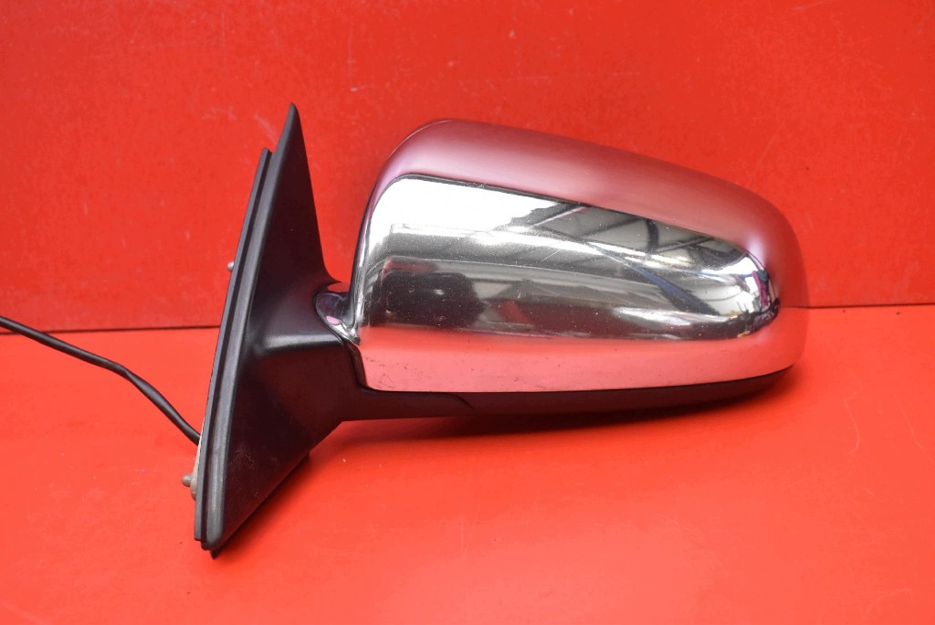 mirror left CHROM EU 010681 AUDI A4 B6 00-05 5 PIN