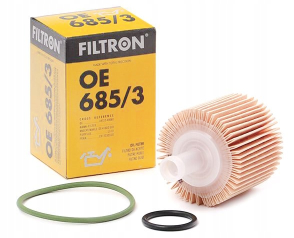 

Filtron Oe 685/3 Filtr oleju Toyota Yaris Corolla