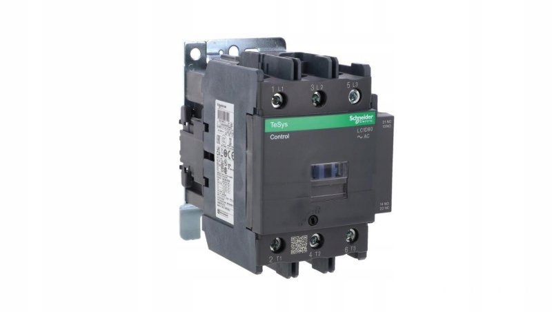 Stykač výkonu 80A 3P 24V Ac 1Z 1R LC1D80B7 Schneider