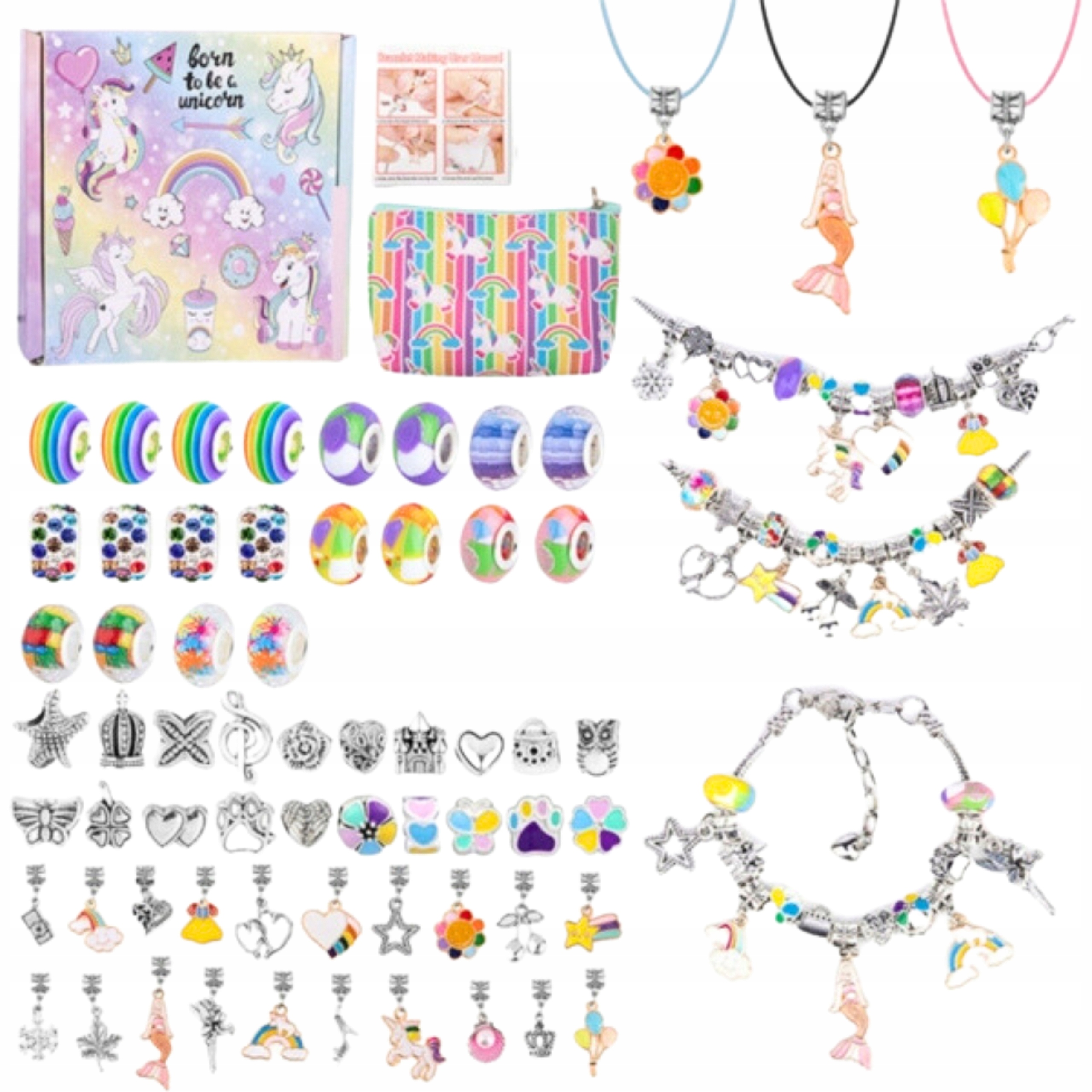 

Zestaw Do Robienia Bransoletek Charms Zawieszki