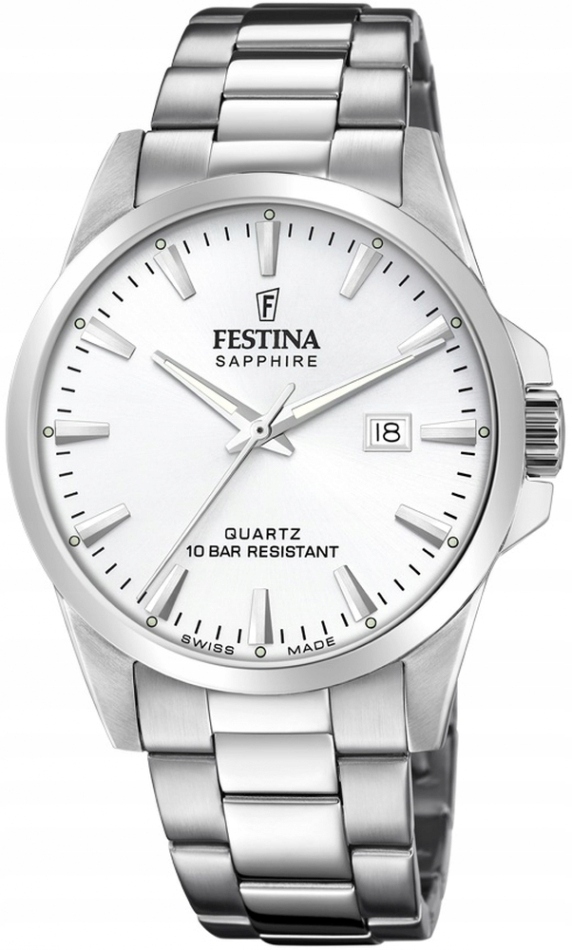 Pánské hodinky Festina 20024/2 ocelové klasické na plavání