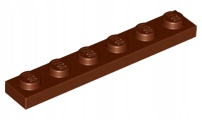 

Lego 3666 płytka 1x6 brązowy 10 szt Nowy