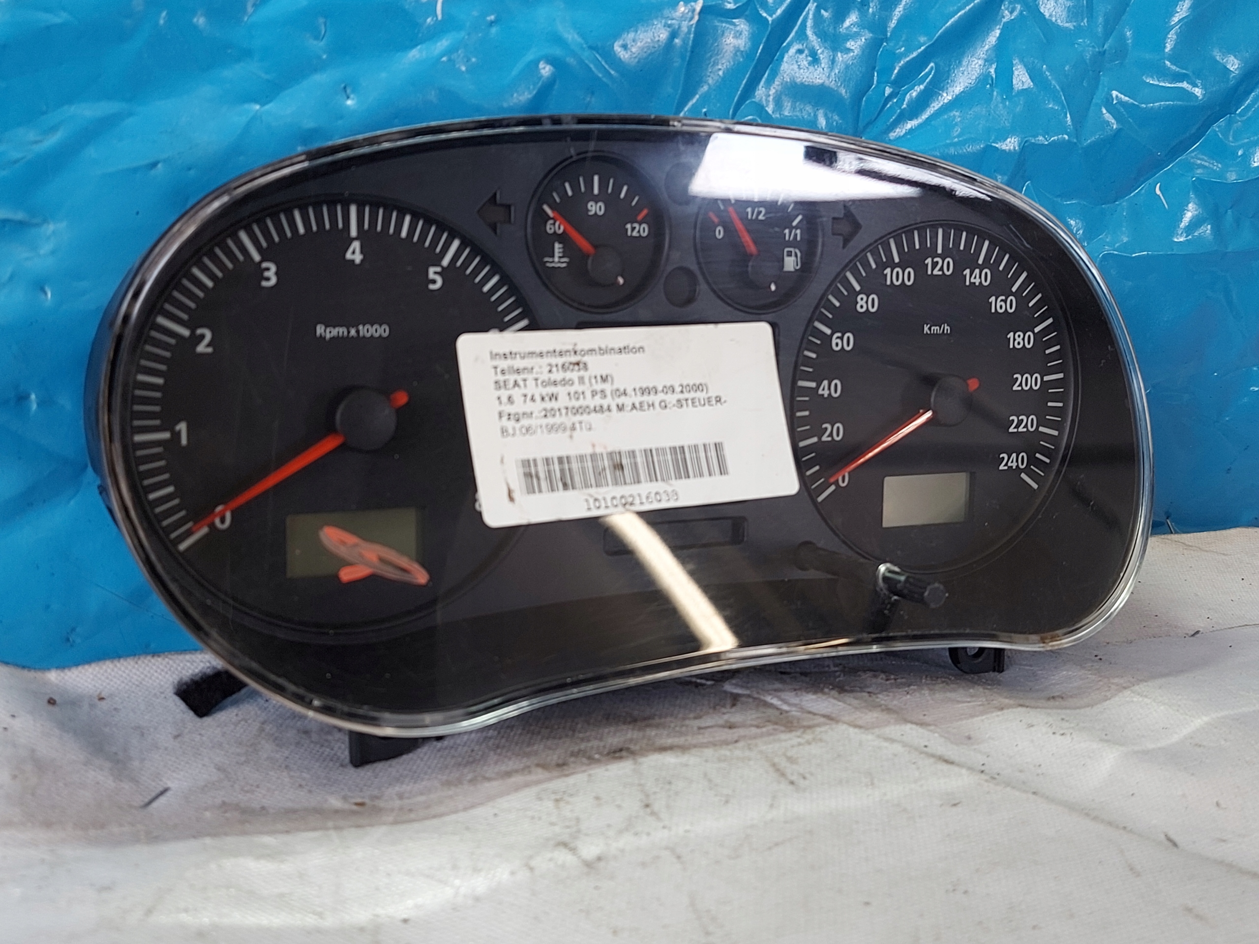 dials clock TOLEDO II 1.6 B 1MO919860S