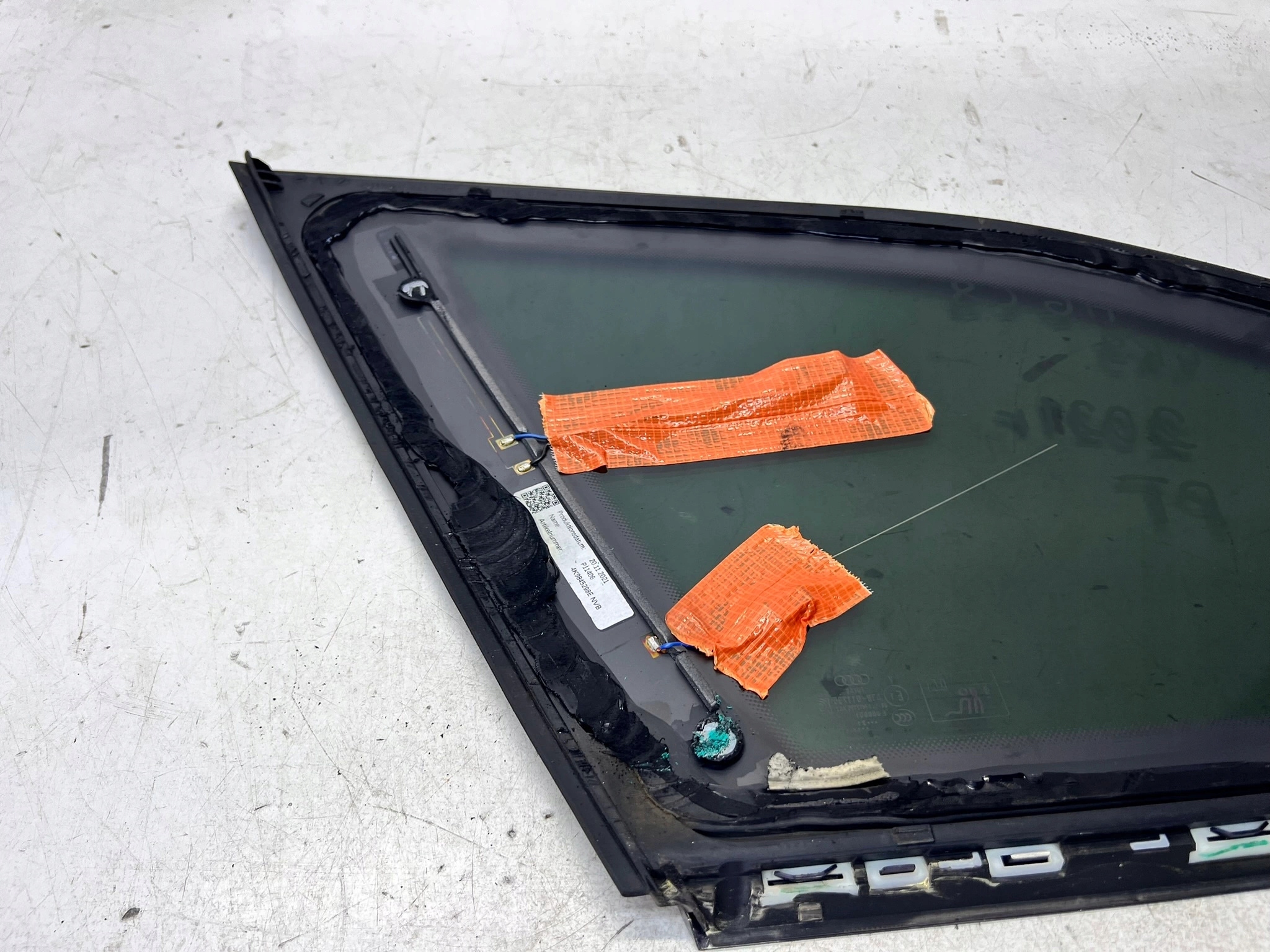 window bodywork right rear part AUDI A6 C8 AVANT KOMBI 4K9845298E 2021