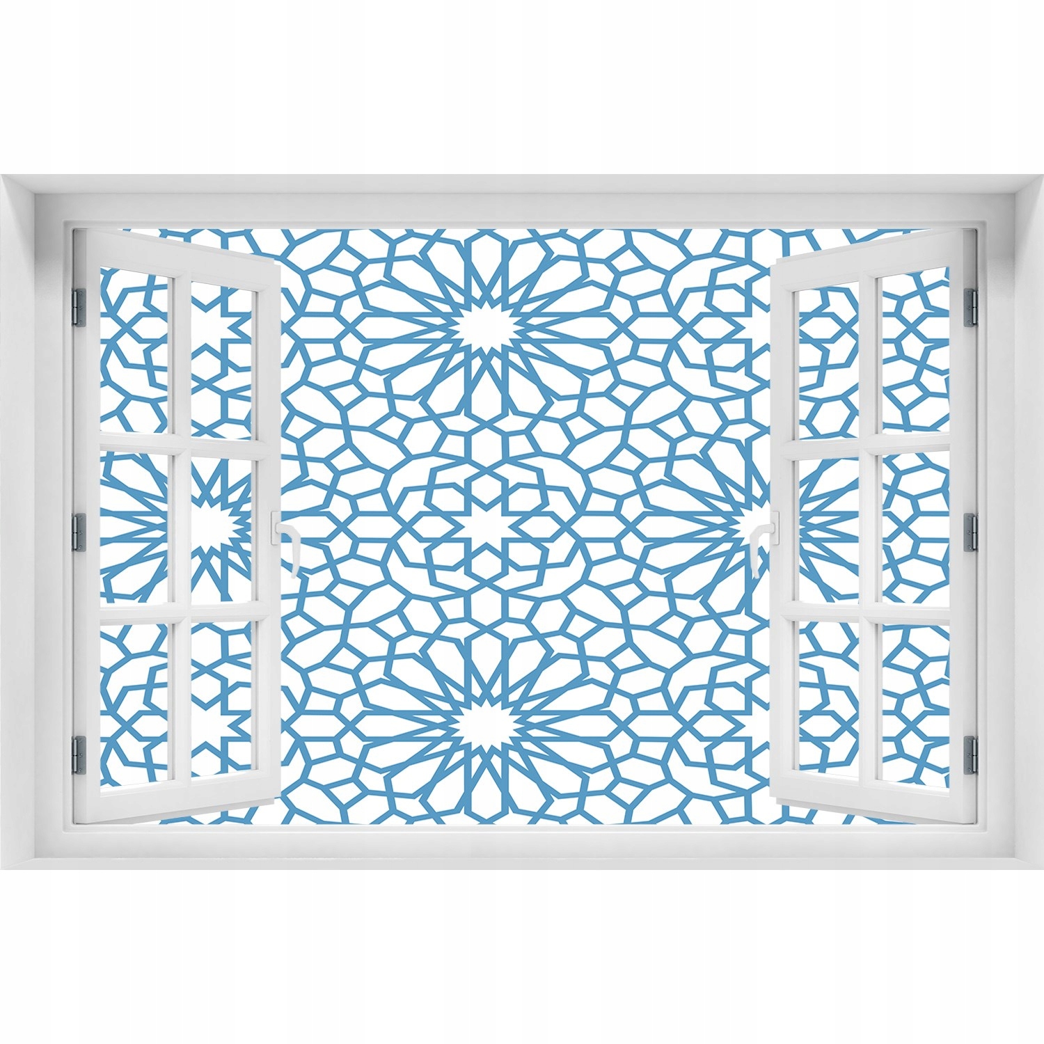 

Naklejka 3D Okno na ścianę Orientalny wzór 90x60