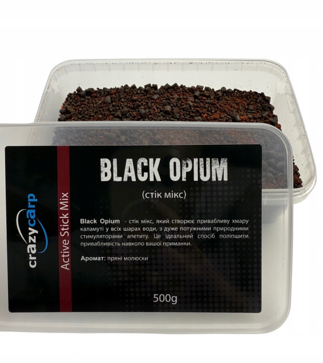 Pelet Crazy Carp Active Stick MIX Black Opium 500g