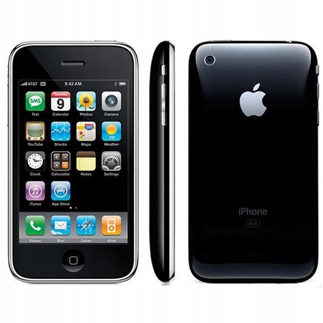 Apple iPhone 3G 16GB ブラック　ケーブル付き BOXED - Apple iPhone 3G - 16GB - ios 3 - Unlocked - Fully