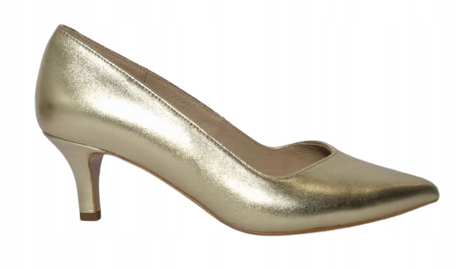 Pohodlné lodičky Bravomoda 1790 Zlato r37