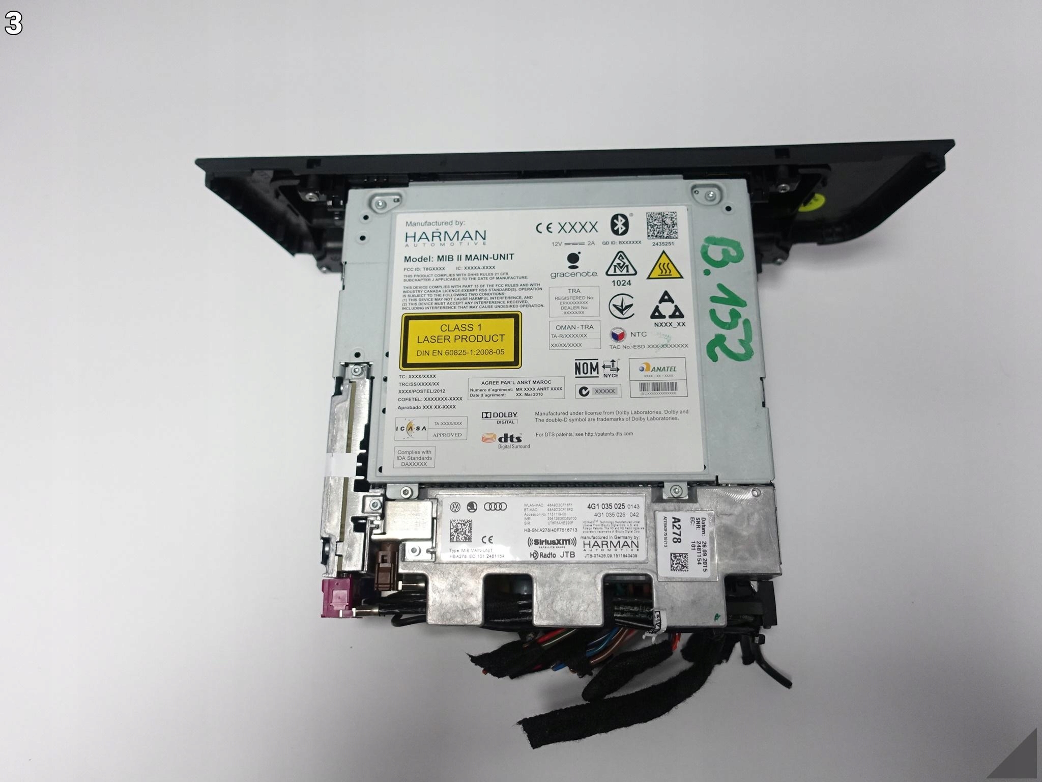 AUDI A7 A6 4G8 4G0 C7 LIFT 16-18 navigation player SIM SD MIB II MAIN-UNIT