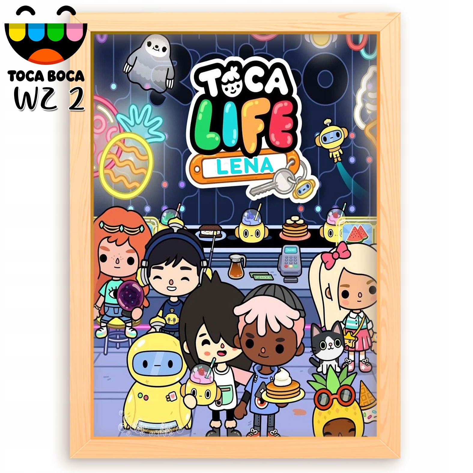 DYPLOM PLAKAT A4 DLA FANA TOCA BOCA LIFE WORLD Y5 Marka Propa-Ganda