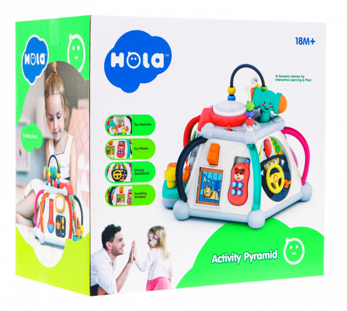 PREZENT DLA ROCZEK DZIECKA KOSTKA EDUKACYJNA HIT Materiał plastik