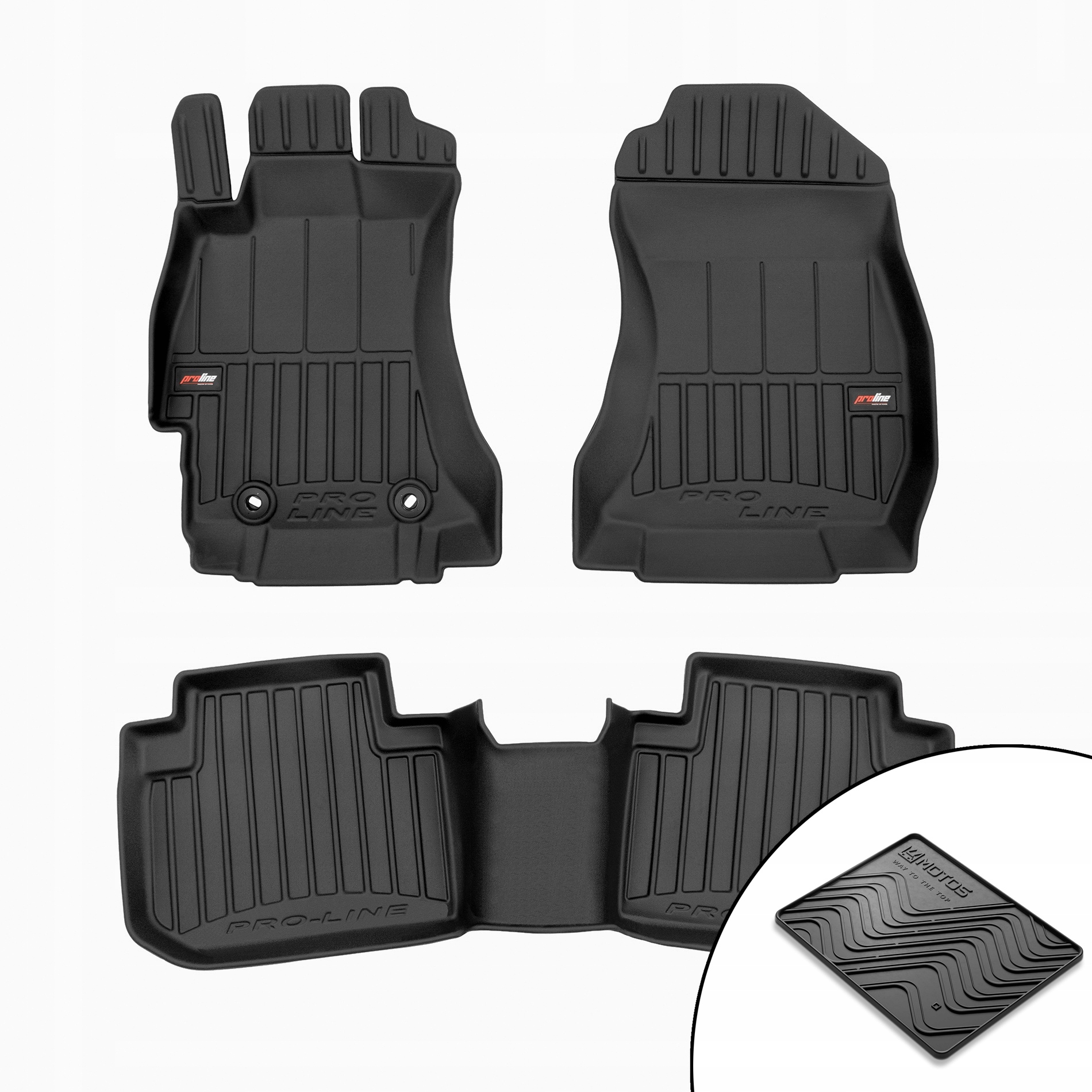 3D gumové rohože Subaru Forester IV 2012-2018 rohož zdarma