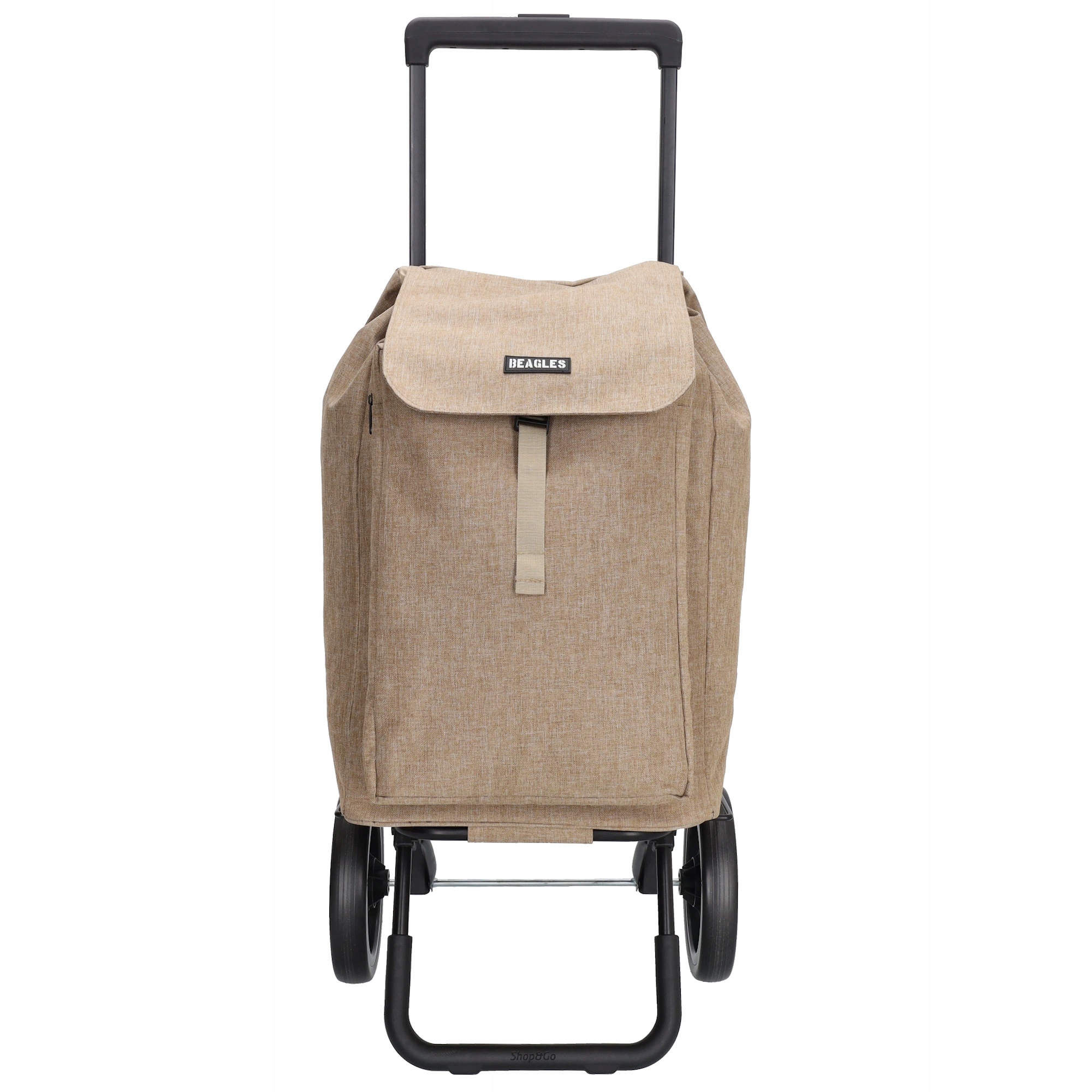 Beagles Shop & Go nákupní taška na kolečkách taupe