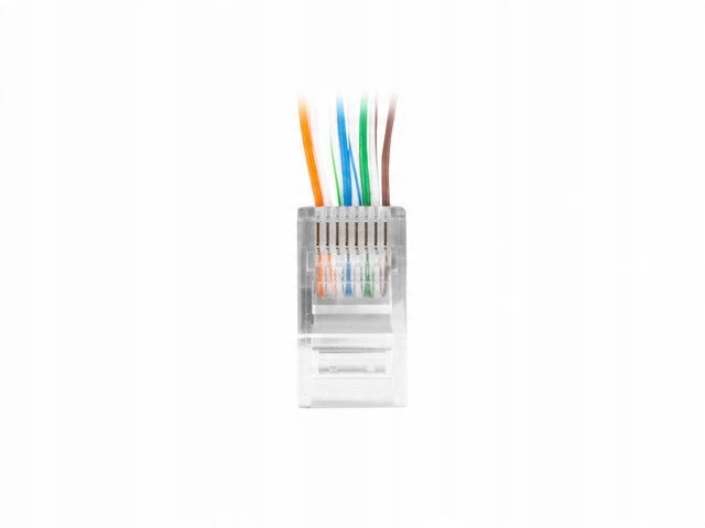 

Wtyk Komputerowy RJ45 Przelotowy Utp kat.6 10szt.