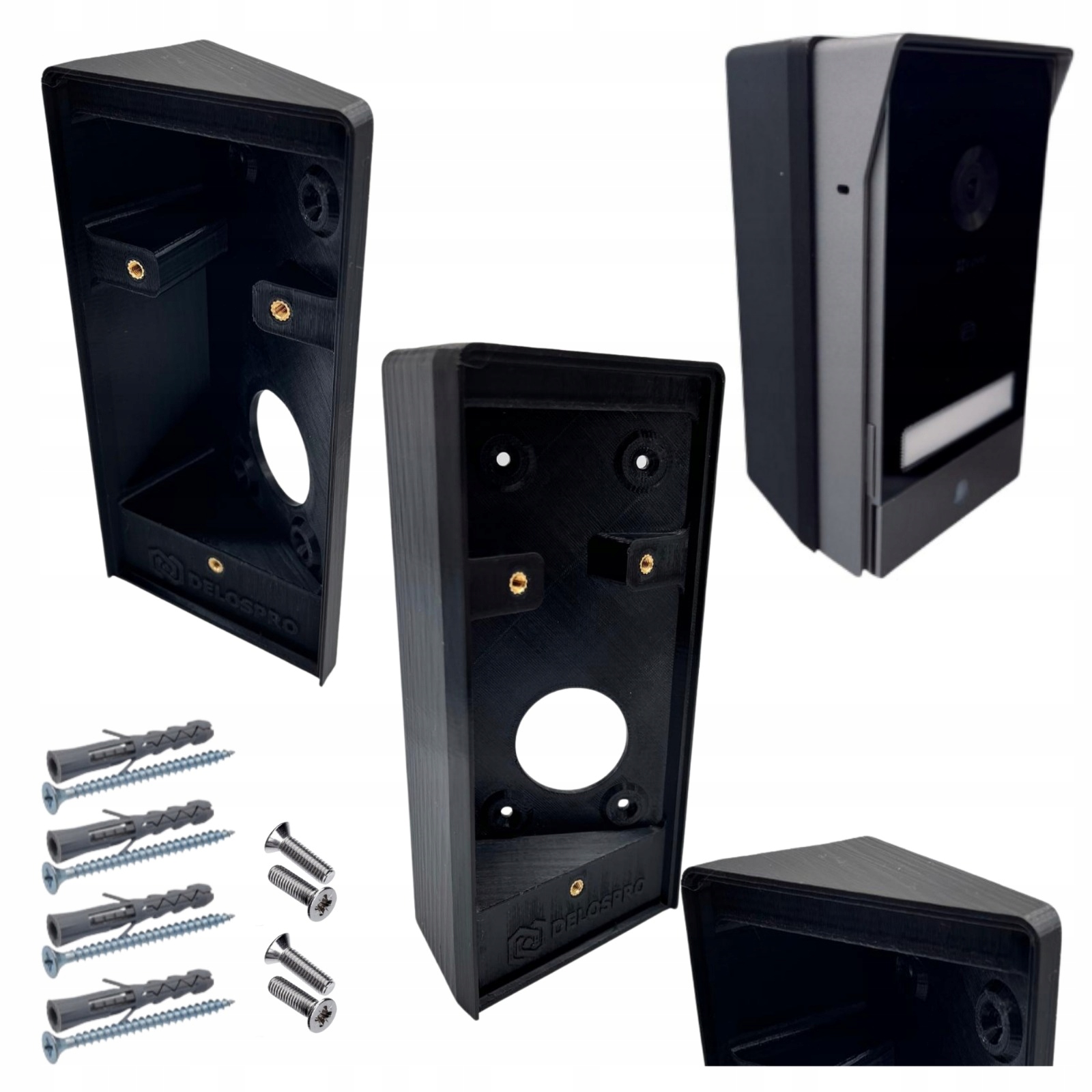 Adaptér pro montáž do videodomofonu Ezviz HP7 Pro Černý Levý