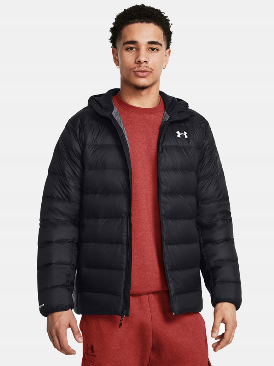 Pánská Volná Sportovní Bunda Under Armour Černá, Velikost 26 XL