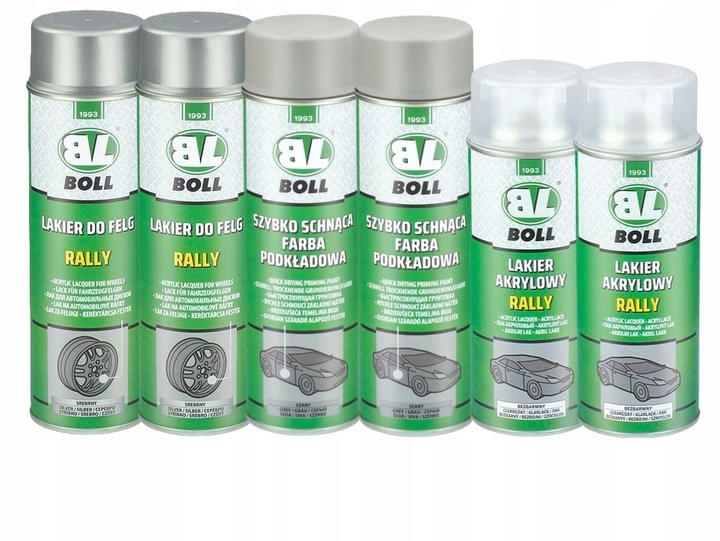 Boll zestaw do regeneracji i odnowy srebrny felg 6 produktów