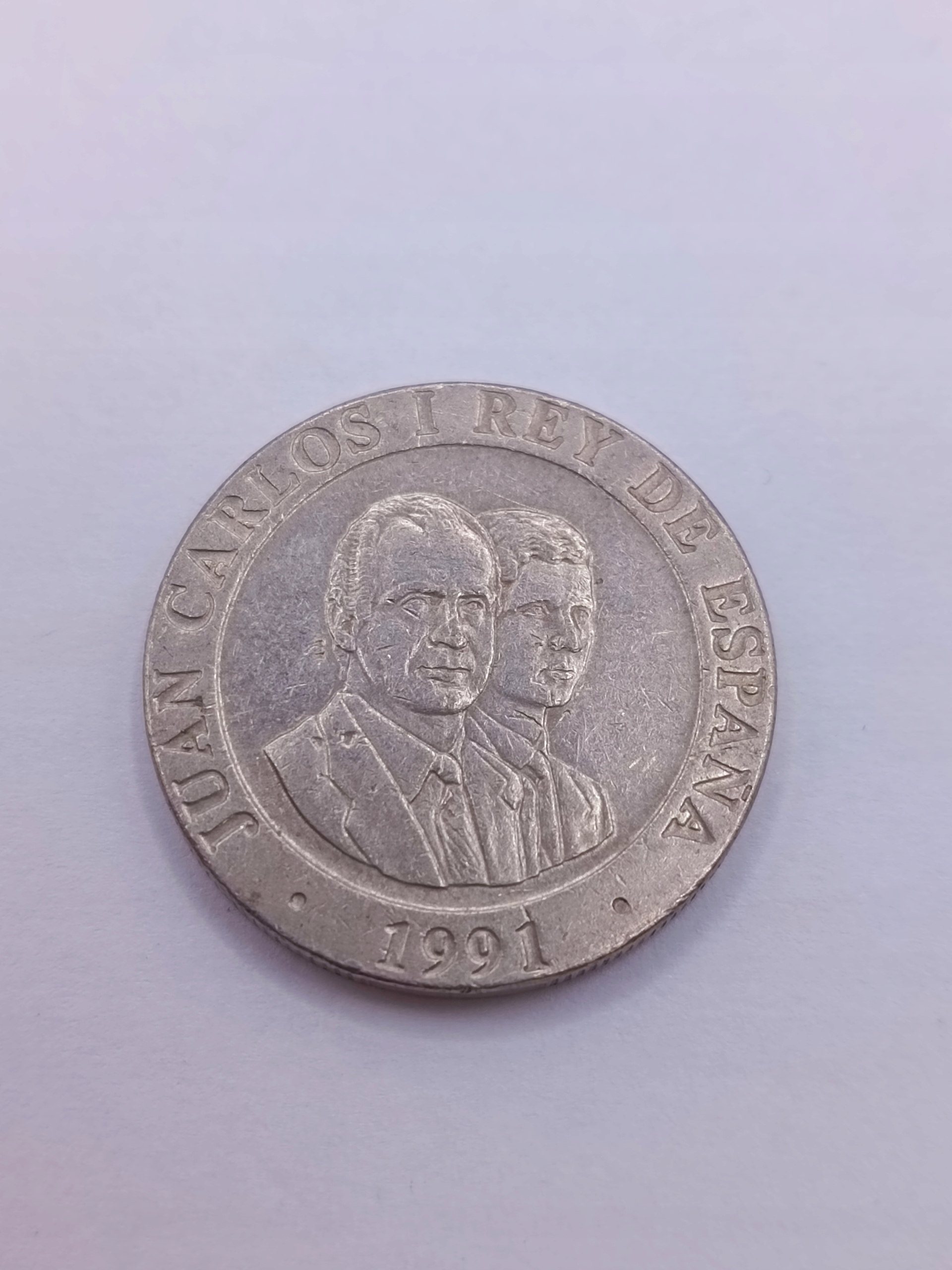 MONETA 200 PESET JAN KAROL I 1991r. HISZPANIA