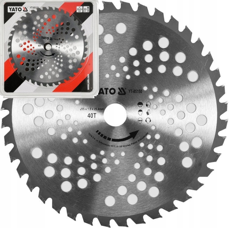 

Yato Tarcza Kosy Spalinowej 255 mm Widiowa Chwasty