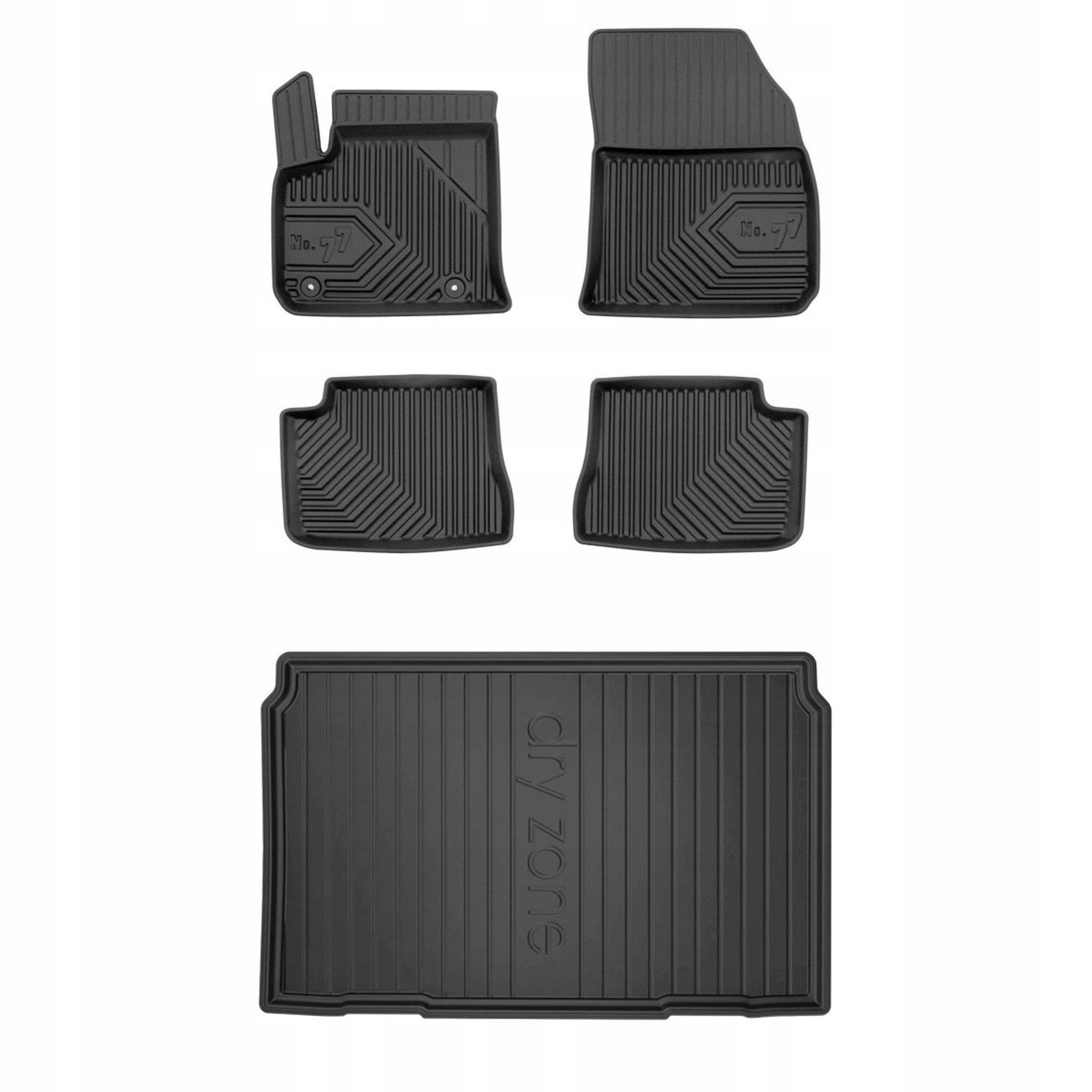 Gumová sada kobercov a rohoží Opel Corsa-e od roku 2019