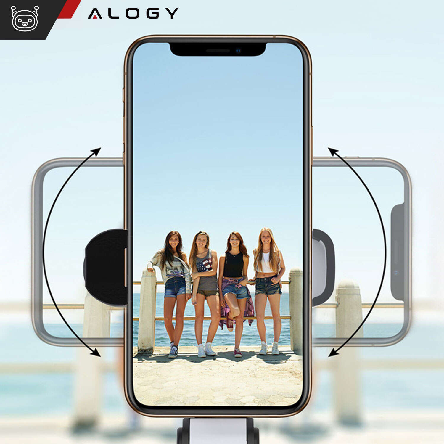 KIJEK SELFIE ZDJĘĆ TRIPOD STATYW PILOT BLUETOOTH Marka Alogy