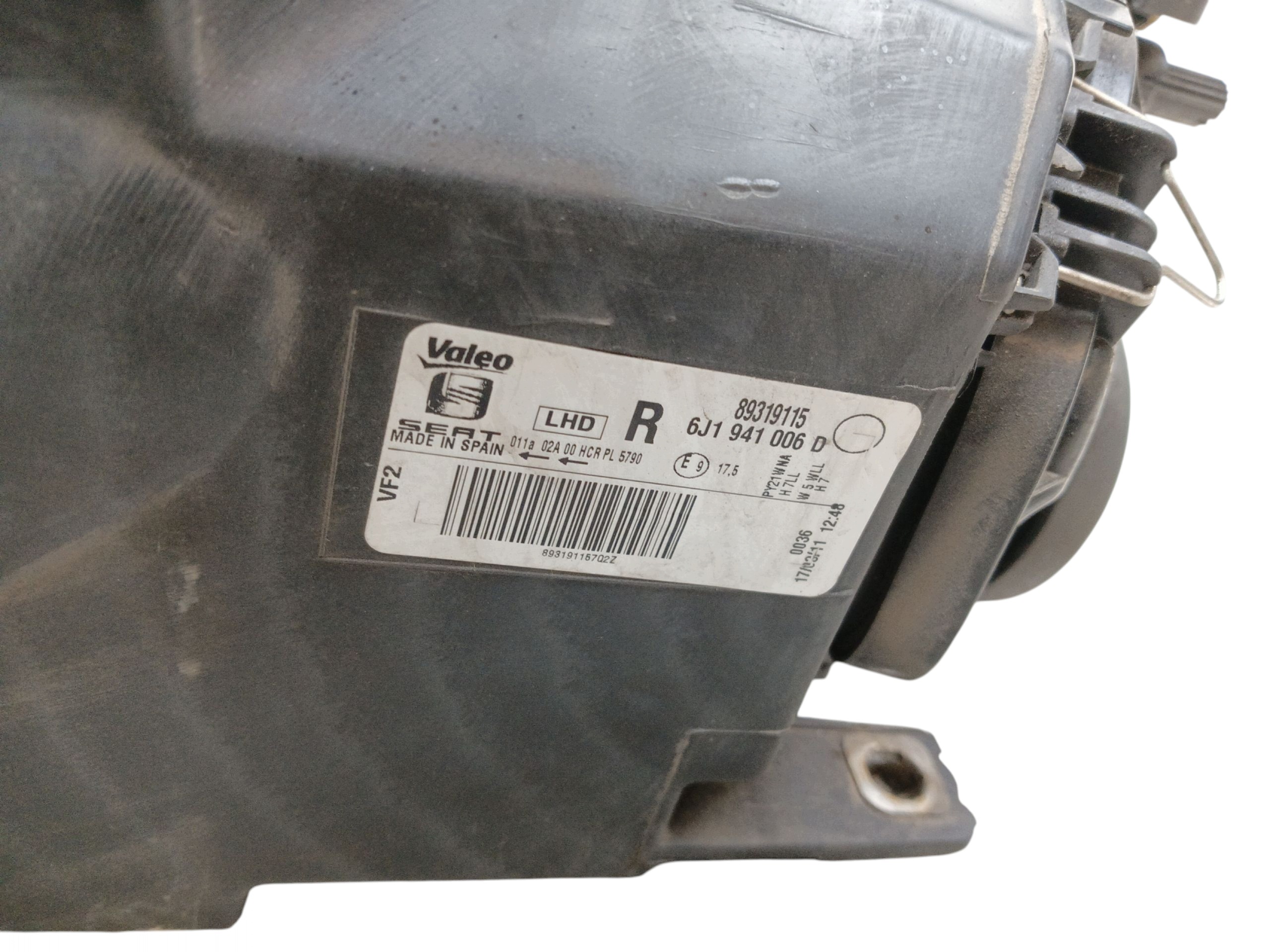 light REFLEKTOR right front SEAT IBIZA IV (08-12) 6J1941006D EUROPA