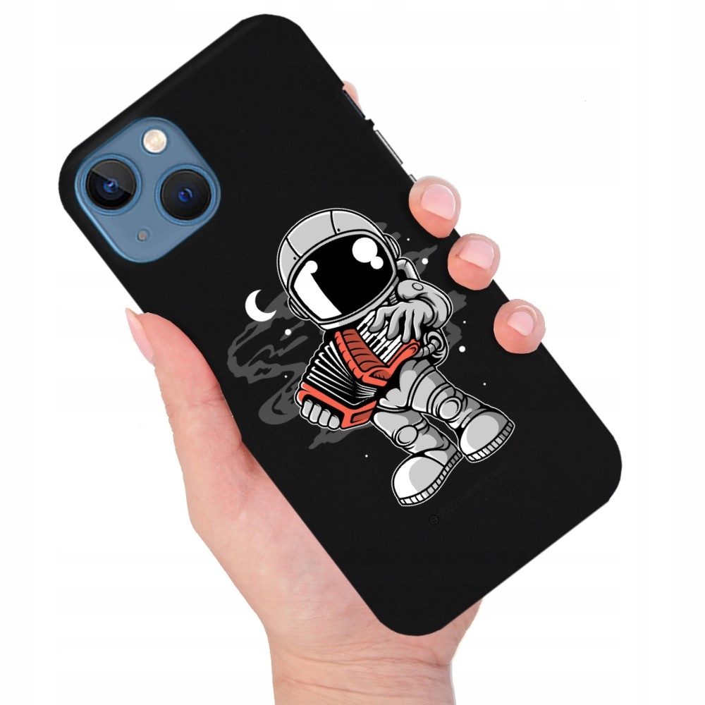 

Etui Matowe Czarne do Iphone 14 Kosmonauta