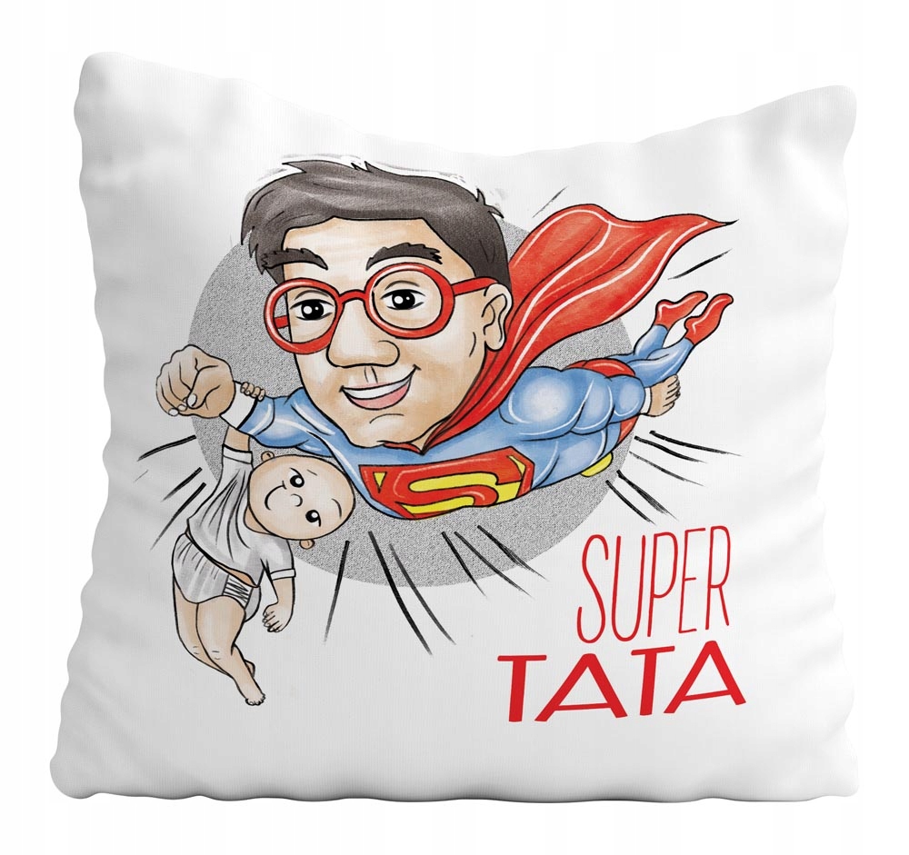 

Poduszka Na Dzień Ojca Taty Superbohater