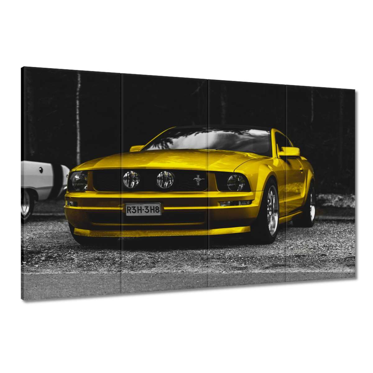 Obrazy 120x80 Žlutý Ford Mustang