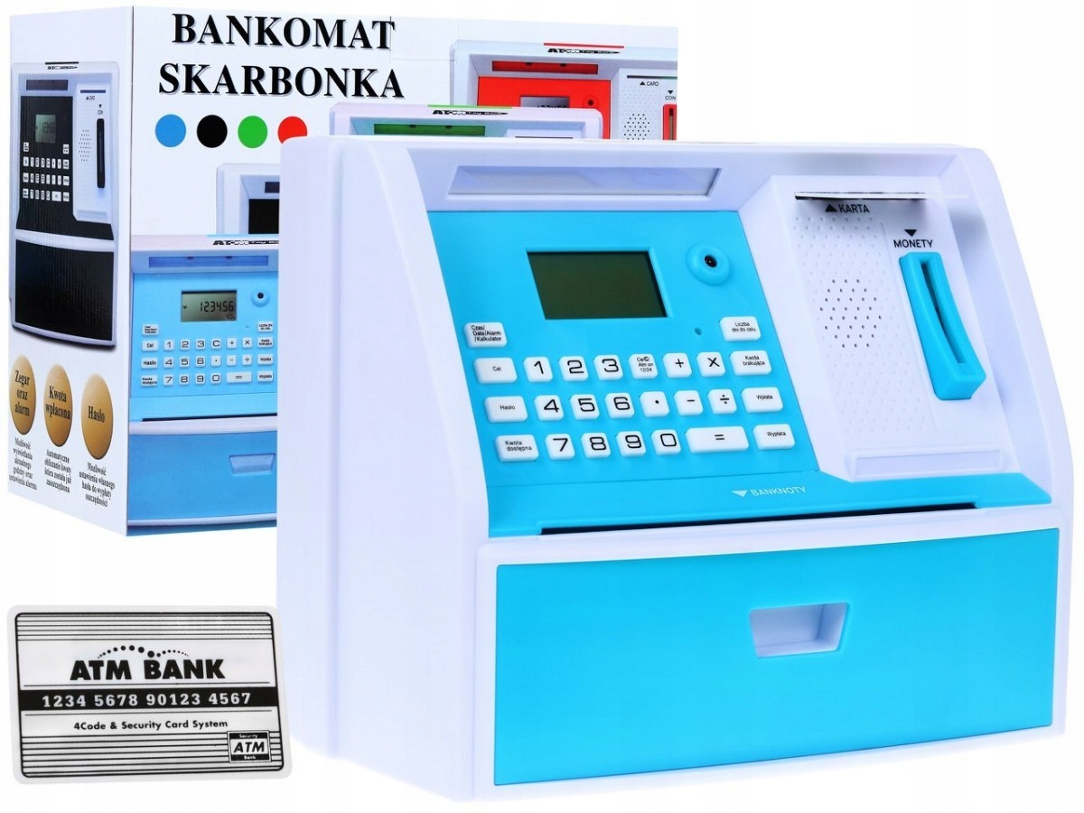 

Bankomat Skarbonka Dla Dzieci Polskie Nominały