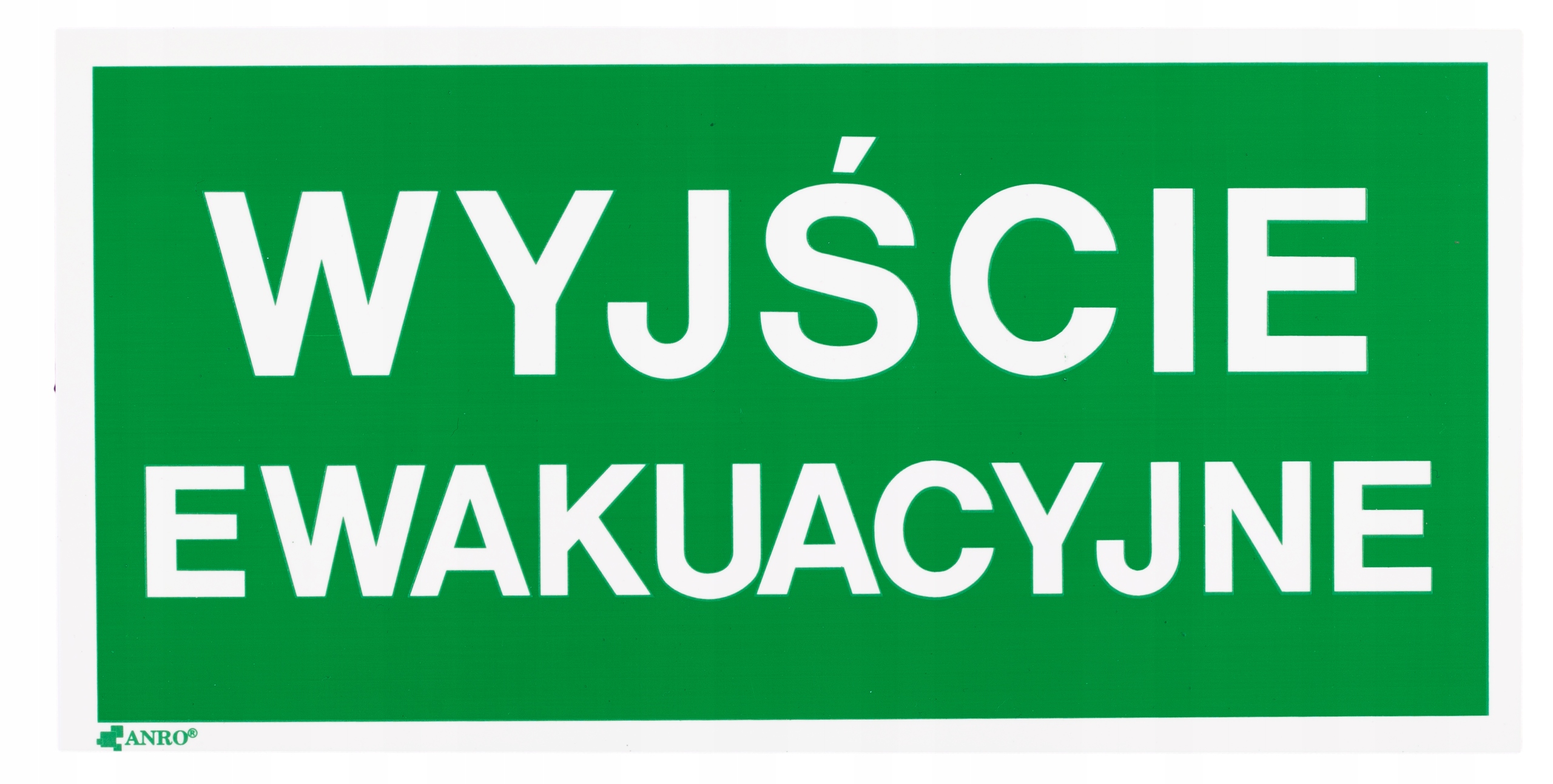 

Znak Tablica Tabliczka Pcv Wyjście Ewakuacyjne