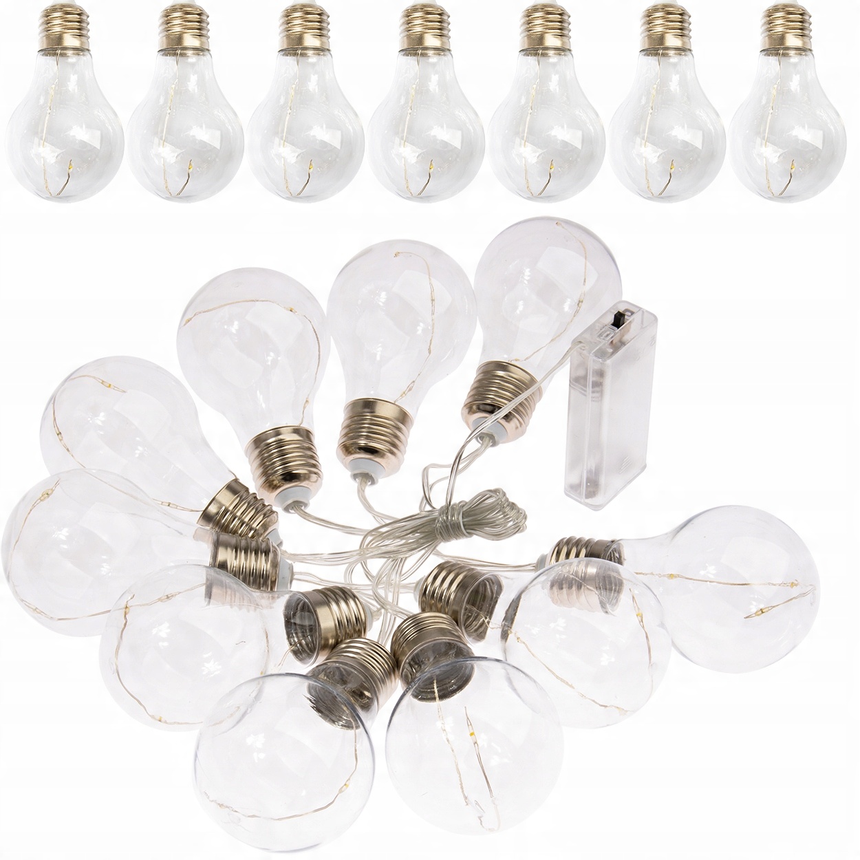 

Girlanda Ogrodowa Led 2,1m na baterie 2xAA Polux